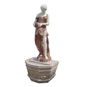 Patung Batu Taman Peri dan Dewa Cina Bergaya Tradisional dari Marmer Alam, Desain Terinspirasi Pieta <span class=keywords><strong>Michelangelo</strong></span> - Product Image 4