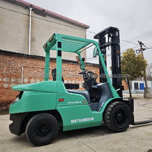 Chariot élévateur diesel Mitsubishi FD35 3 tonnes 4,5 m, modèle 2023, transmission 4x4, d'occasion, d'origine japonaise - Product Image 2
