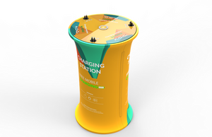 Productos más vendidos 2023 Exposición de mesa Mesa de exhibición portátil al por menor Publicidad plegable con cargador inalámbrico Electron Fa - Product Image 5