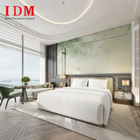 IDM Modernes Massivholz Umweltfreundliches Hotel-Schlafzimmer-Set 5-Sterne Luxus-Apartments Villen - Maßgefertigter Hersteller Komplettprojekt