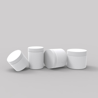 SOMEWANG Pots en plastique PP à double paroi pour cosmétiques Soins de la peau Pot de crème en plastique personnalisé cosmétique avec couvercles