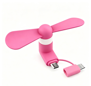 Low Price 3-in-1 <b>Mini</b> Mobile Phone <b>Fan</b> <b>Mini</b> <b>USB</b> Type-C Portable <b>Fan</b> Silent Brushless Micro Handheld Cooling <b>Fan</b> Wearable <b>USB</b> - Product Image 1