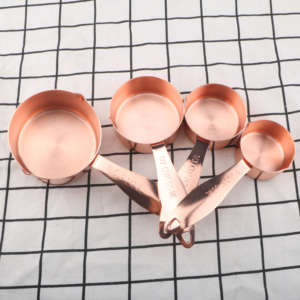 Cuchara Medidora de Acero Inoxidable para Comida de Mascotas Jusuo, <span class=keywords><strong>1</strong></span>/<span class=keywords><strong>2</strong></span> Cucharada, Juego de Cucharas Medidoras Doradas para Mascotas con Mango - Product Image 4