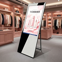 Miroir de fitness intelligent LCD avec écran tactile capacitif Android, support au sol, entraînement 2.1, 8 Go de RAM, CMS, salle de sport, studio, garantie 3 ans, Wi-Fi