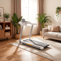 Caminadora Eléctrica de Alto Rendimiento para Ejercicio en Casa con Ajuste Multivelocidad e Inclinación Manual para Ejercicio Diario