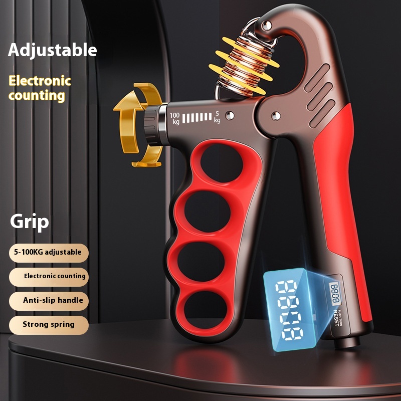 Adjustable Electronic Grip for Men's and Women's Adult Exercise Fitness Finger Massage Area with Arm Function Hand Grips