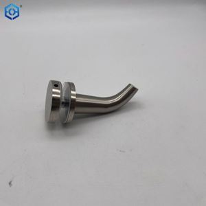 Satin Nickel Brass Glass Mount Coat <b>Hook</b> <b>Towel</b> Robe <b>Hook</b> - Product Image 2