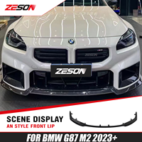 ZESON Séparateur de pare-chocs avant en fibre de carbone sèche style AN pour BMW M2 G87 Coupé 2023+