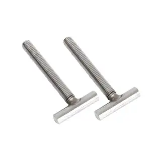 304 Stainless Steel T Screws External round Welding Screws Plain Finish ISO Standard