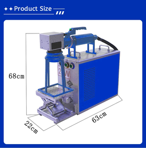 Machine de marquage laser 2.5D 60W 100W pour la gravure de bijoux, d'armes à feu et de métaux avec refroidissement par air, compatible avec les formats DXF SVG STL - Product Image 3