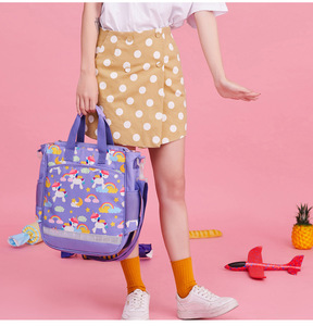 Sac à bandoulière léger et imperméable pour filles, imprimé <span class=keywords><strong>licorne</strong></span>, idéal pour les cours et les cours supplémentaires - Product Image 5