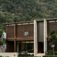 Conception d'architecture de restaurant moderne et industrielle en bois et béton, plan d'étage, rendu 3D, conseil en profondeur