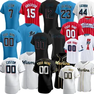 custom Miami Men Youth Women Jazz Chisholm Jr. Sandy Alcantara Luis Arraez Jorge Soler Baseball Jersey