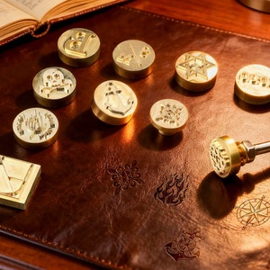 Sello de latón para grabar en madera y cuero, sellos personalizados con logotipo moldeado y perforación externa, forma rectangular - Product Image 4