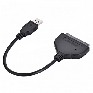 สายอะแดปเตอร์ฮาร์ดไดรฟ์ USB 3.0 SATA สายอะแดปเตอร์สำหรับ2.5นิ้ว SSD และ HDD รองรับ UASP 9นิ้วสีดำ - Product Image 3