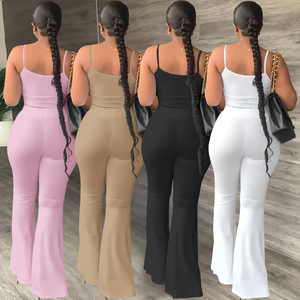 طقم نسائي أفريقي من قطعتين مقاس S-XXL، توب قصير وبنطلون، أزياء صيفية جديدة أنيقة وجذابة للمكتب، ملابس أفريقية للسيدات - Product Image 5