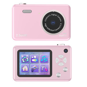 MINI regalo di compleanno Cute Cartoon Kids Photo <span class=keywords><strong>Camera</strong></span> 8x zoom ottico Toys ricaricabile colore da 2.4 pollici - Product Image 3