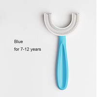 Brosse à dents en forme de U de conception de nettoyage des dents orales de qualité supérieure 360 pour les tout-petits de 2 à 6 ans