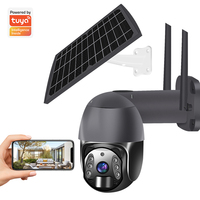 Cámara PTZ Solar Inalámbrica Q6-4G con Panel Solar de 10W, Batería Integrada de 10400mAh, Resolución de 4MP, Control por Aplicación Tuya