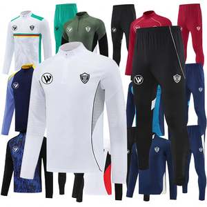 2526 泰国品质批发足球运动服半拉链足球运动服球衣足球运动服训练服 - Product Image 3