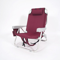 Chaise pliante de plage d'été 2024, confortable, en aluminium, portable, légère, chaise lune, tissu Oxford pour usage extérieur