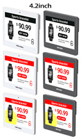Etiqueta de Precio Digital para Supermercado BOHANG DJ-WP0420BWRY, Impermeable, de Papel Electrónico, 4.2 Pulgadas, Negro, Blanco y Rojo, para Comercio Minorista