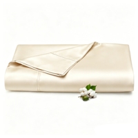 Parure de draps 100 % coton 600 fils, 3 pièces, unie, respirante, pour la maison, l'hôtel et les mariages – Vente en gros