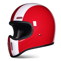 Casques de moto intégrales rétro TT&COCASCOS en fibre de verre, casque vintage TT&CO en fibre de verre, café racer, scooter, cyclomoteur