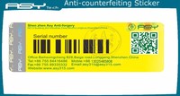 Étiquetage personnalisé de tambour de véhicule de moto durable autocollant d'étiquette de pneu de code QR de numéro de série unique imperméable