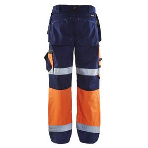 BLAKLADER - 150818608953D88 <b>Hi</b>-<b>Vis</b> <b>trousers</b> X1500 Navy blue/<b>Orange</b> - EAN 7330509387689 <b>HI</b>-<b>VIS</b> WORKWEAR - Product Image 3