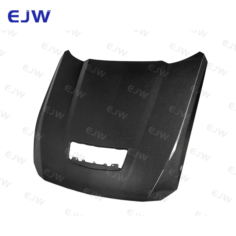 For 2024 Ford Mustang Carbon Fiber Hood GT Detachable Air Mouth High Quality Carbon Fiber Hood Decoration