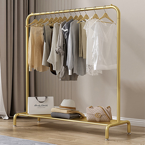 Rak <span class=keywords><strong>Display</strong></span> Dinding Logam Emas Modern untuk Toko dan Toko Ritel, <span class=keywords><strong>Display</strong></span> Pakaian 120x165cm, Penggunaan Dalam/Luar Ruangan - Product Image 3