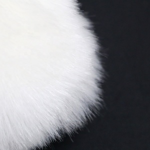 Belle <span class=keywords><strong>Laine</strong></span> fourrure boule <span class=keywords><strong>porte</strong></span>-clés <span class=keywords><strong>porte</strong></span>-clés en métal oem personnalisé cadeau pop élégant en peluche <span class=keywords><strong>pompon</strong></span> <span class=keywords><strong>porte</strong></span>-clés - Product Image 2
