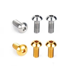 สลักเกลียวดิสก์เบรกจักรยานสแตนเลส M5x10mm/M5x12mm หัว T25 Torx ระดับ 4.8 6.8 สีดำเคลือบอิเล็กโทรโฟรีซิส ได้มาตรฐาน ISO - Product Image 2