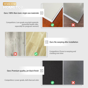 Trung quốc sản xuất 4mm 5mm 6mm 7mm 8mm không thấm nước PISO SPC bấm vào lai Vinyl sàn thiết kế - Product Image 5