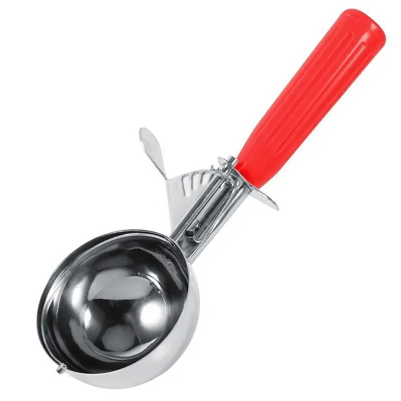 Stainless Steel Ice Cream Scoop Ice Cream Spoons Stacks Melon Baller Cookie Watermelon Ball Scoop Home Kitchen Accessories