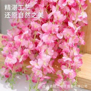 ดอกไวโอเลตประดิษฐ์แบบแขวน ตกแต่งเพดานงานแต่งงาน สไตล์โมเดิร์นมินิมอล - Product Image 2