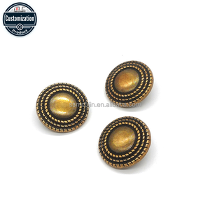 Cổ Điển Cũ Áo Vàng Với Nấm Đan Áo Len Nút Hợp Kim Trang Trí Kim Loại Nút Hàng May Mặc Túi Có Biểu Tượng Trang Trí - Product Image 4