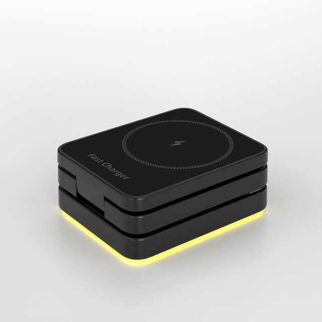 Hot Selling 3-in-1 Wireless Charger Magnetic Foldable Electric PD 7W Fast Charger for Power Adapter Charging Stand & Holder