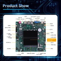 Placa Base Mini ITX para Servidor, Intel Alder Lake N95, Sin Ventilador, HD-MI, VGA, 17x17cm, 6COM, RS232, Placa Base Industrial