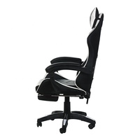 Chaise de bureau pivotante, confortable, pour ordinateur, siège de gaming et de course, à dossier haut, pour adulte,
