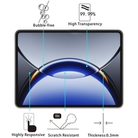 Film en verre trempé anti-explosion 9H 0,3 mm pour OPPO Pad 3 / OnePlus Pad 3 Chine