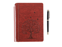 Carnet de notes A5 en cuir PU de haute qualité, couverture rigide, personnalisable, imprimé pour usage professionnel et personnel, vente en gros, promotionnel