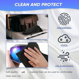 Bolsa de Almacenamiento para Juguetes con Impresión Personalizada, Bolsa para Gafas de Esquí de Tela Tipo Ojo de Pájaro, Estuche para Gafas de Sol, Bolsa Plegable con Cordón Ajustable - Product Image 3