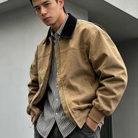 Veste bomber à col montant de style américain rétro American Retro Detroit