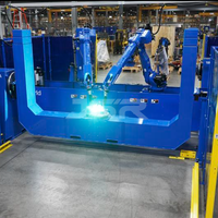 Robot manipulador de soldadura MIG MAG TIG CO2 CNC controlado Yaskawa Robot de soldadura automática celda de trabajo