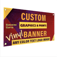 Bannière en vinyle PVC personnalisée, imperméable, avec œillets en laiton pour événements d'entreprise, expositions, construction et promotion sportive