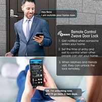 Eletronic Digital Fechadura Zwave Serrure de porte Télécommande par Smart Phone APP Mot de passe Serrure de porte intelligente