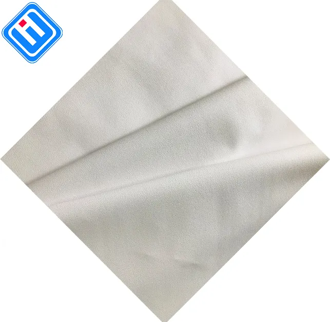 Cuero sintético para impresión por sublimación, cuero sintético de imitación de Pvc con diseño de lichi de Color blanco, venta al por mayor
