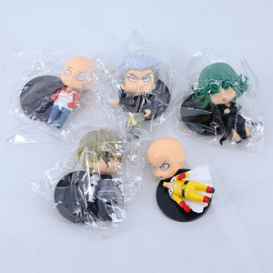 5 styles de figurines One-<span class=keywords><strong>Punch</strong></span> Man version Q <span class=keywords><strong>Saitama</strong></span> Genos Garou, décoration de gâteau/table, jouet anime pour enfants, cadeau, vente en gros - Product Image 4